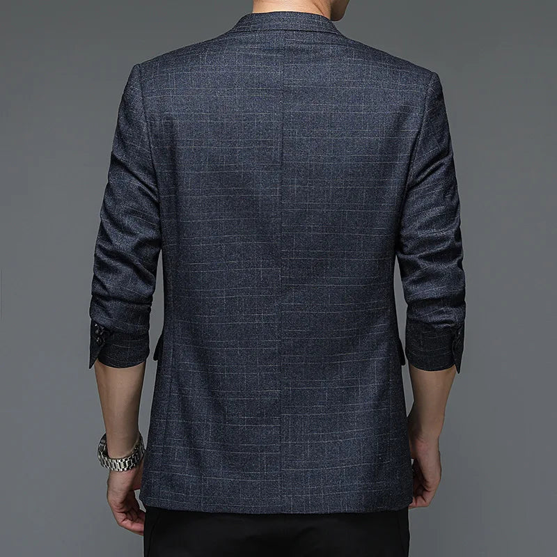 Blazer Masculino Bonzzano BZ191 em tecido premium com corte clássico.