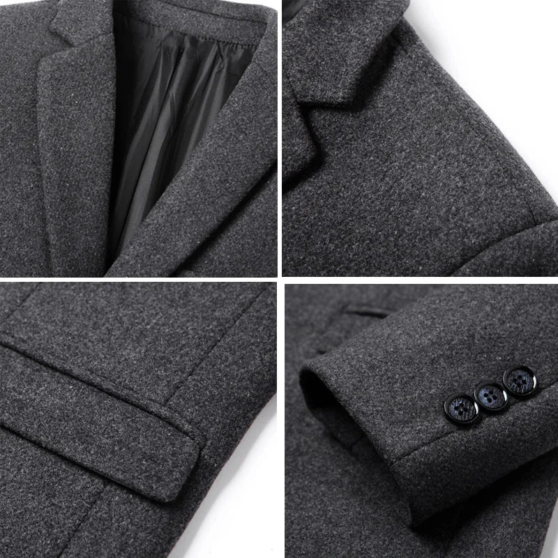 Blazer Masculino Slim Fit Bonzzano BZ027 em algodão e poliéster, elegante e versátil.