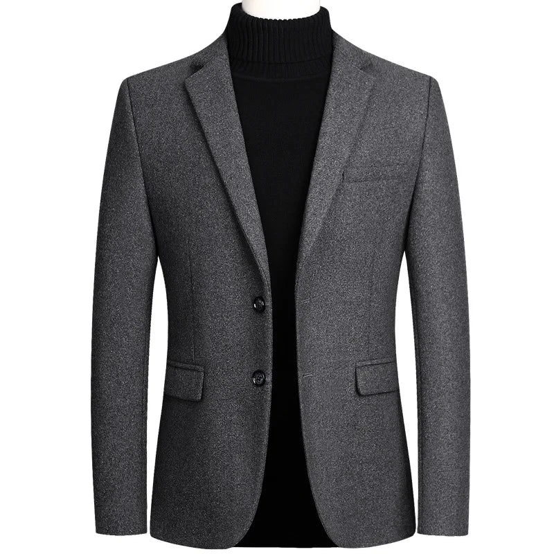 Blazer Masculino Slim Fit Bonzzano BZ027 em algodão e poliéster, elegante e versátil.