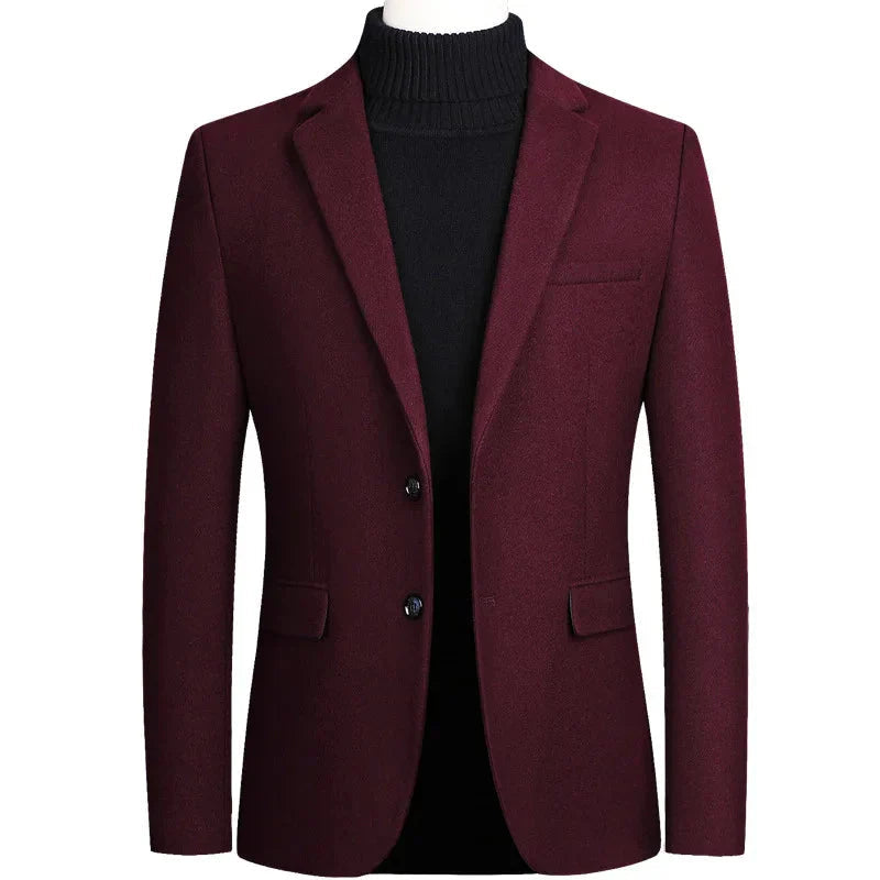 Blazer Masculino Slim Fit Bonzzano BZ027 em algodão e poliéster, elegante e versátil.