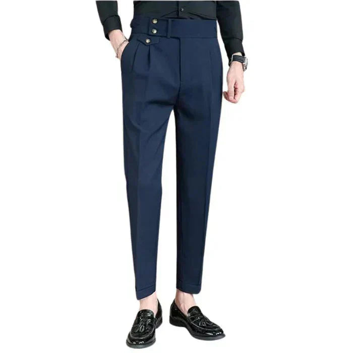 Calça de Alfaiataria Masculina Bonzzano BZ210 em tecido premium e corte elegante.