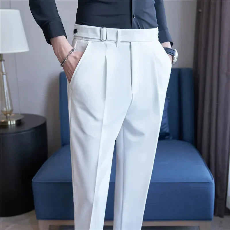 Calça de Alfaiataria Masculina Bonzzano BZ208 em tecido premium e corte clássico.