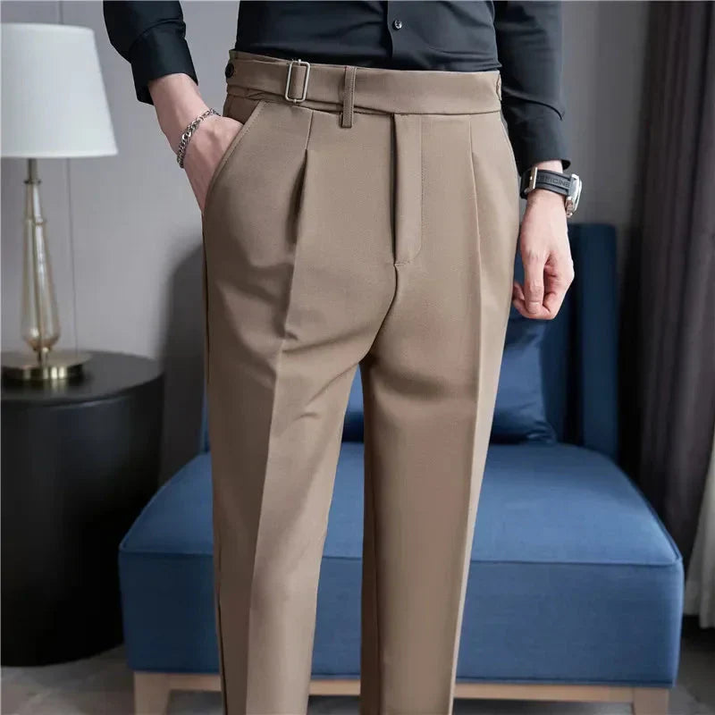 Calça de Alfaiataria Masculina Bonzzano BZ208 em tecido premium e corte clássico.