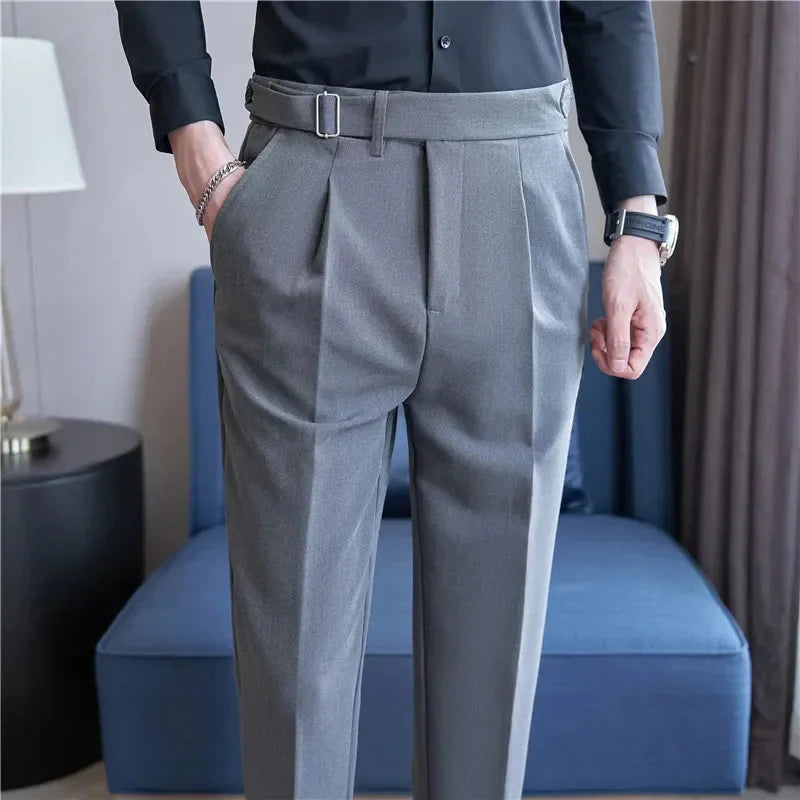 Calça de Alfaiataria Masculina Bonzzano BZ208 em tecido premium e corte clássico.