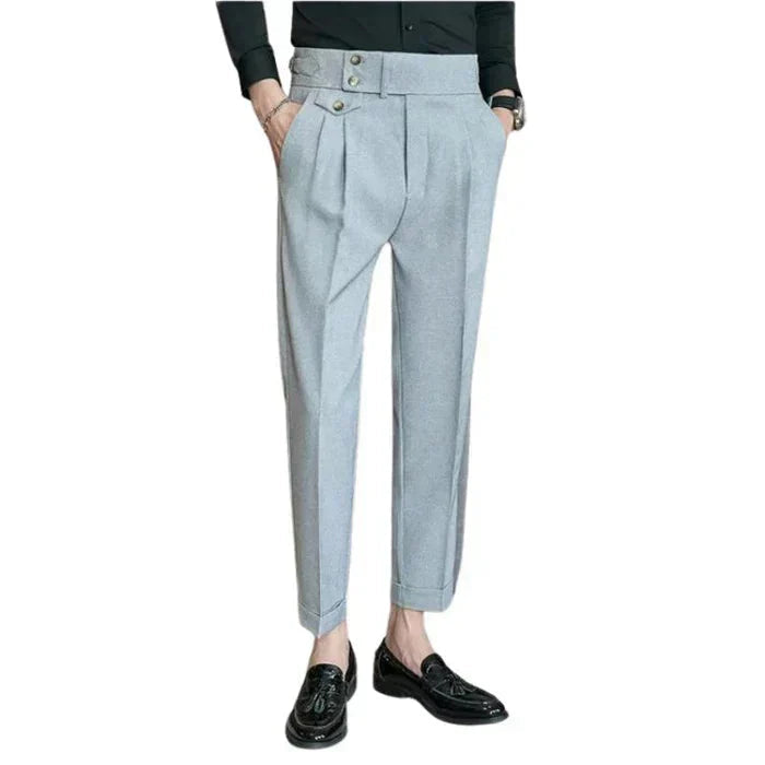 Calça de Alfaiataria Masculina Bonzzano BZ211 em tecido premium e corte elegante.