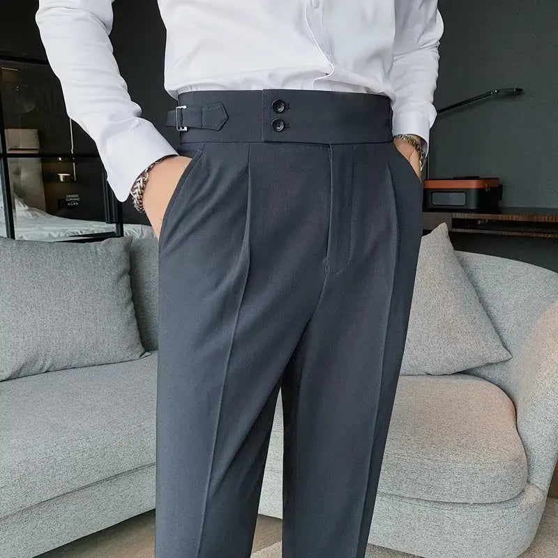 Calça de Alfaiataria Masculina Bonzzano BZ212 em um design clássico e confortável.