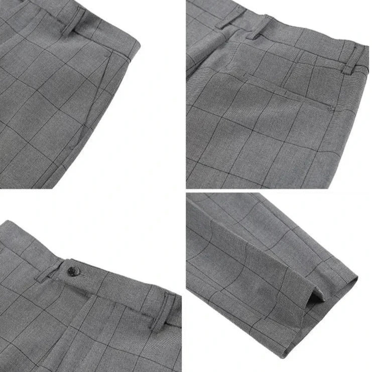 Calça de Alfaiataria Masculina Bonzzano BZ214 em corte slim fit.