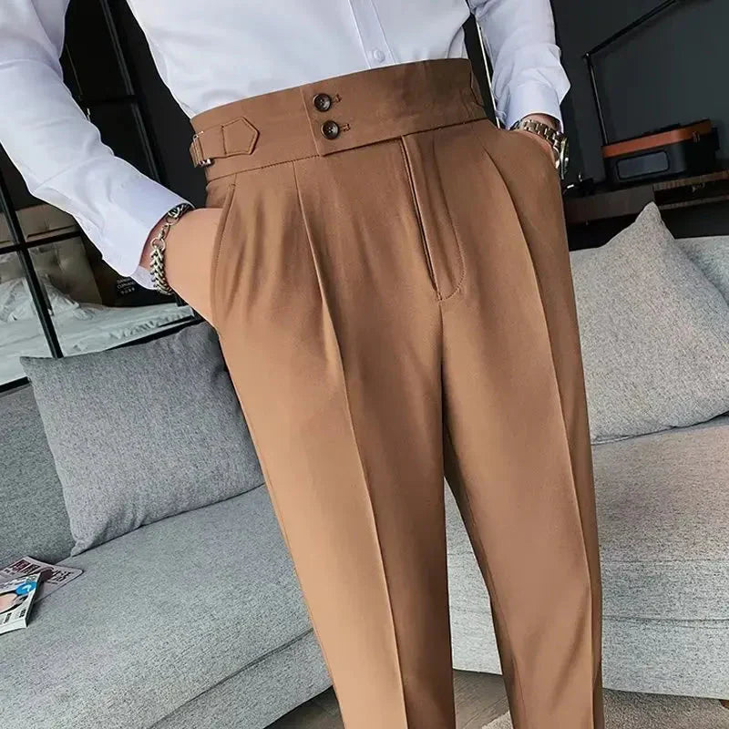 Calça de Alfaiataria Masculina Bonzzano BZ212 em um design clássico e confortável.