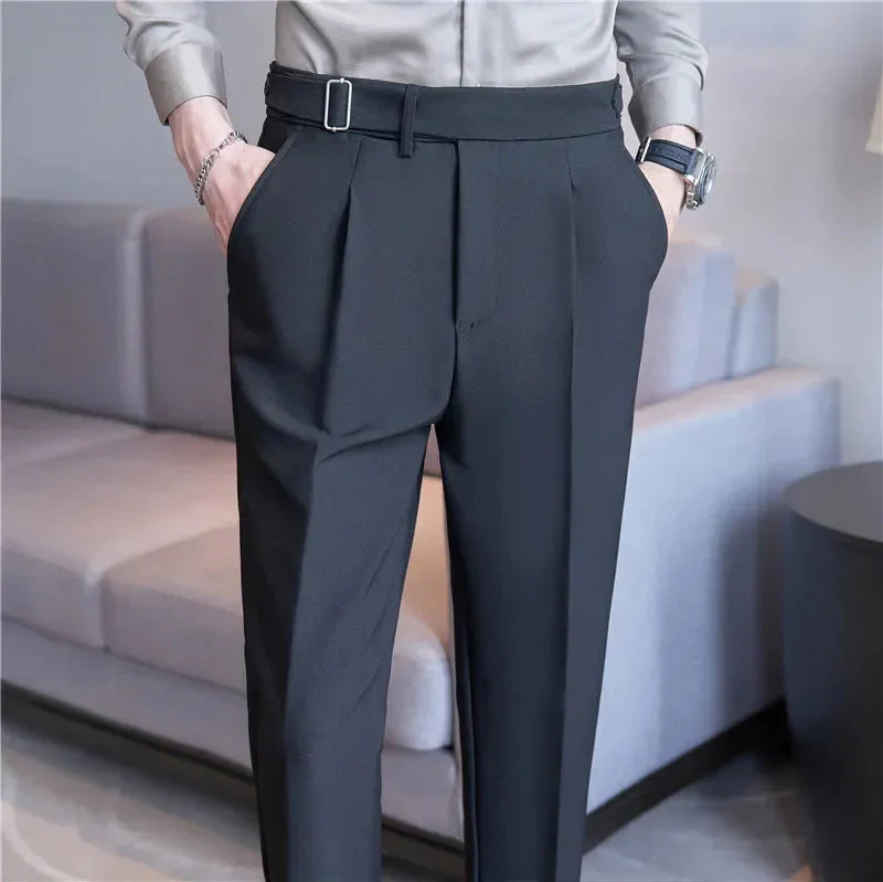 Calça de Alfaiataria Masculina Bonzzano BZ208 em tecido premium e corte clássico.