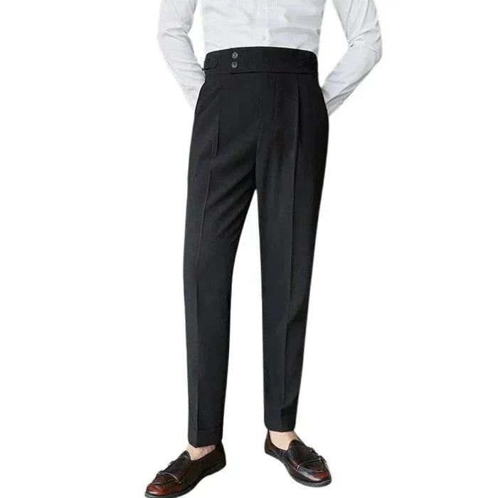 Calça de Alfaiataria Masculina Bonzzano BZ212 em um design clássico e confortável.