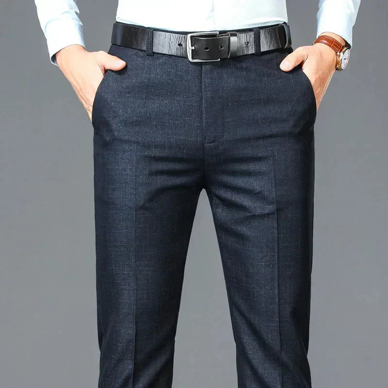 Calça Social Masculina Bonzzano BZ515 em tecido premium e corte clássico