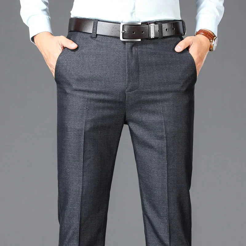 Calça Social Masculina Bonzzano BZ515 em tecido premium e corte clássico