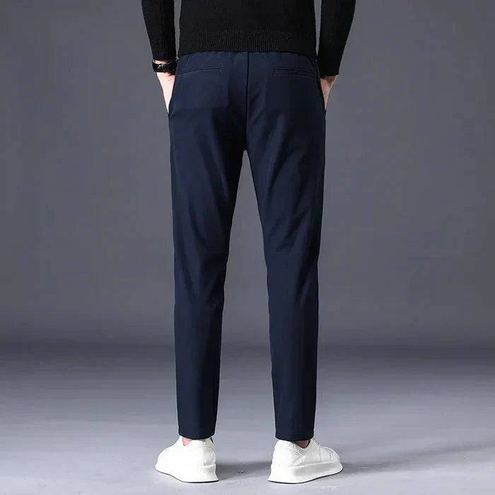 Calça Social Masculina Bonzzano BZ067 em tecido premium com corte slim fit