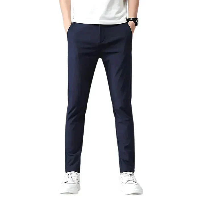 Calça Social Masculina Bonzzano BZ067 em tecido com corte slim fit