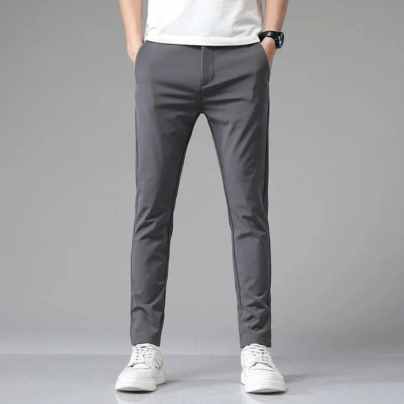 Calça Social Masculina Bonzzano BZ067 em tecido premium com corte slim fit