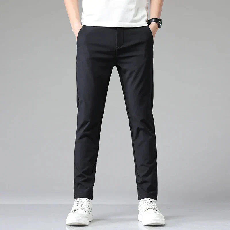 Calça Social Masculina Bonzzano BZ067 em tecido premium com corte slim fit
