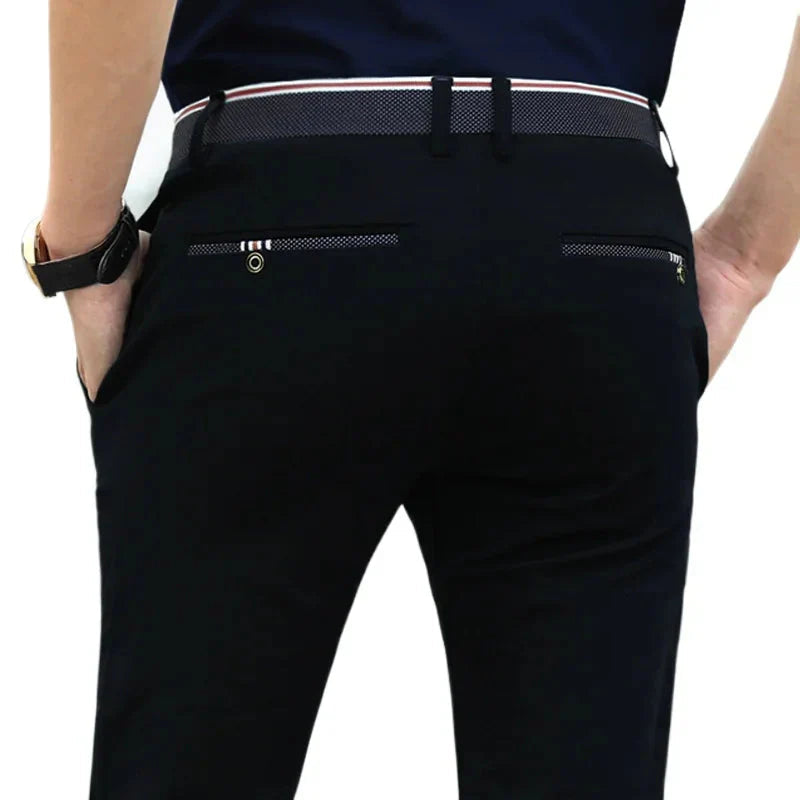 Calça Social Masculina Bonzzano BZ225 em tecido premium e corte clássico