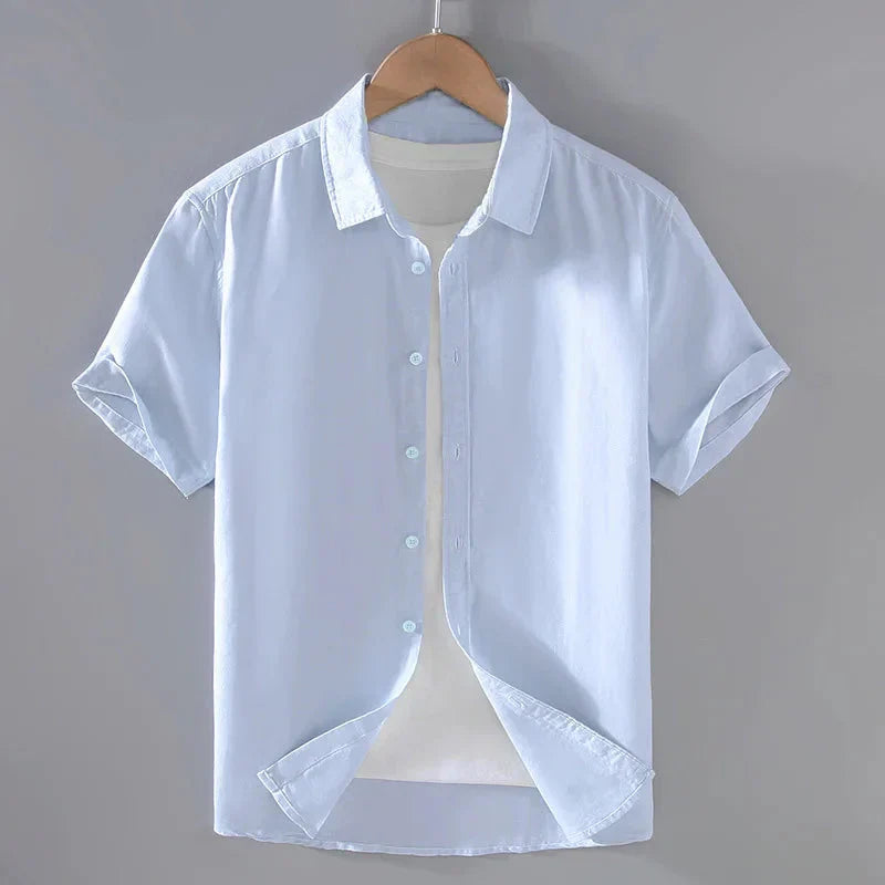 Camisa de Linho Masculina Bonzzano BZ004 com corte sofisticado e tecido respirável
