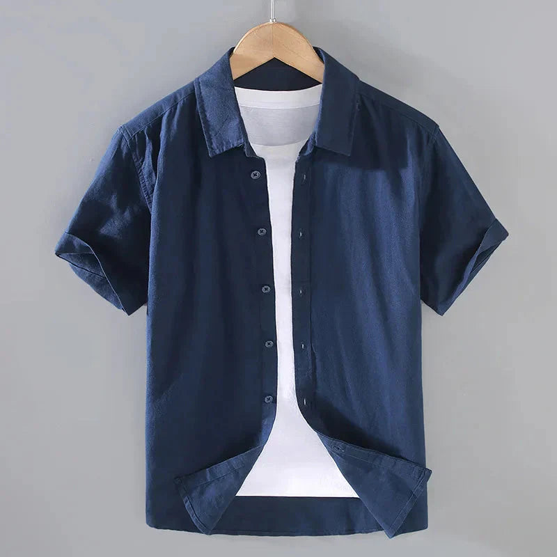 Camisa de Linho Masculina Bonzzano BZ004 com corte sofisticado e tecido respirável