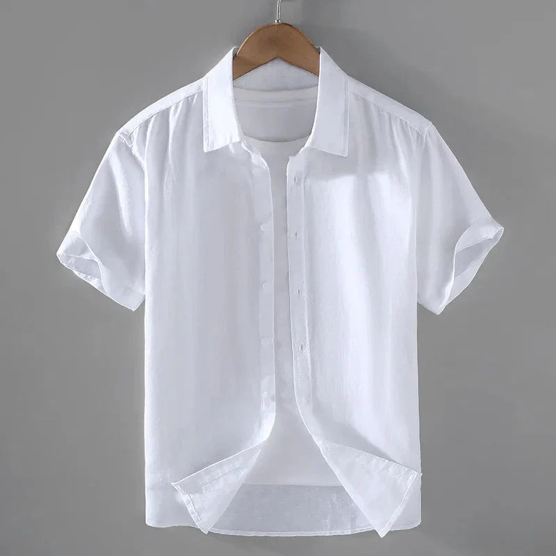 Camisa de Linho Masculina Bonzzano BZ004 com corte sofisticado e tecido respirável