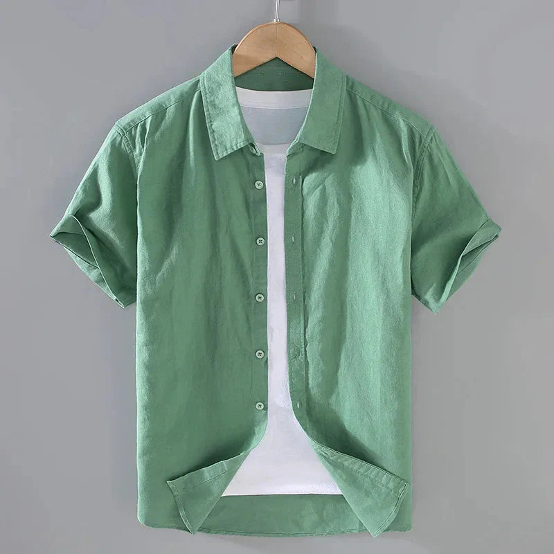 Camisa de Linho Masculina Bonzzano BZ004 com corte sofisticado e tecido respirável