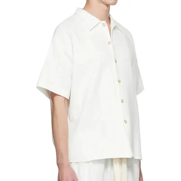 Camisa Linho Oversized Masculina Bonzzano BZ345 em linho ecológico.