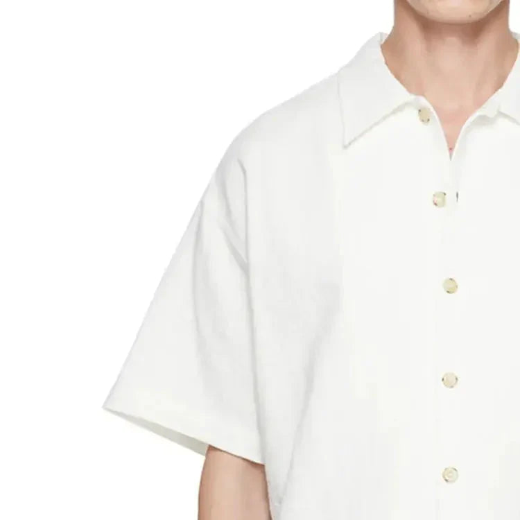 Camisa Linho Oversized Masculina Bonzzano BZ345 em linho ecológico.
