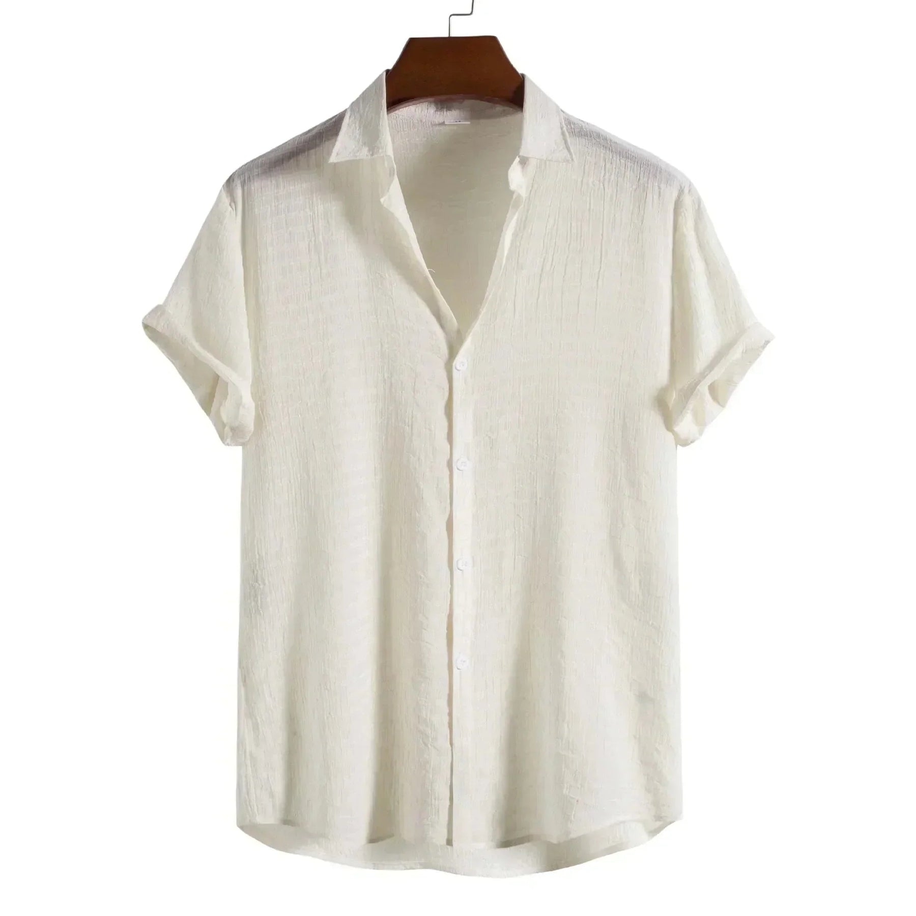 Camisa Manga Curta em Linho Bonzzano BZ324, estilo casual e elegante.