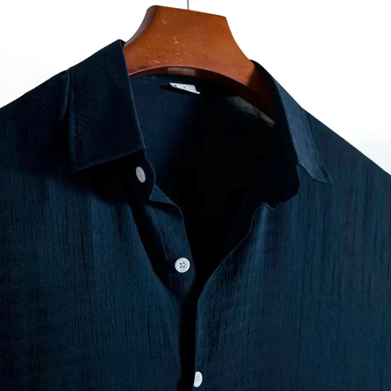 Camisa Masculina em Linho Bonzzano BZ383 com design elegante e confortável.