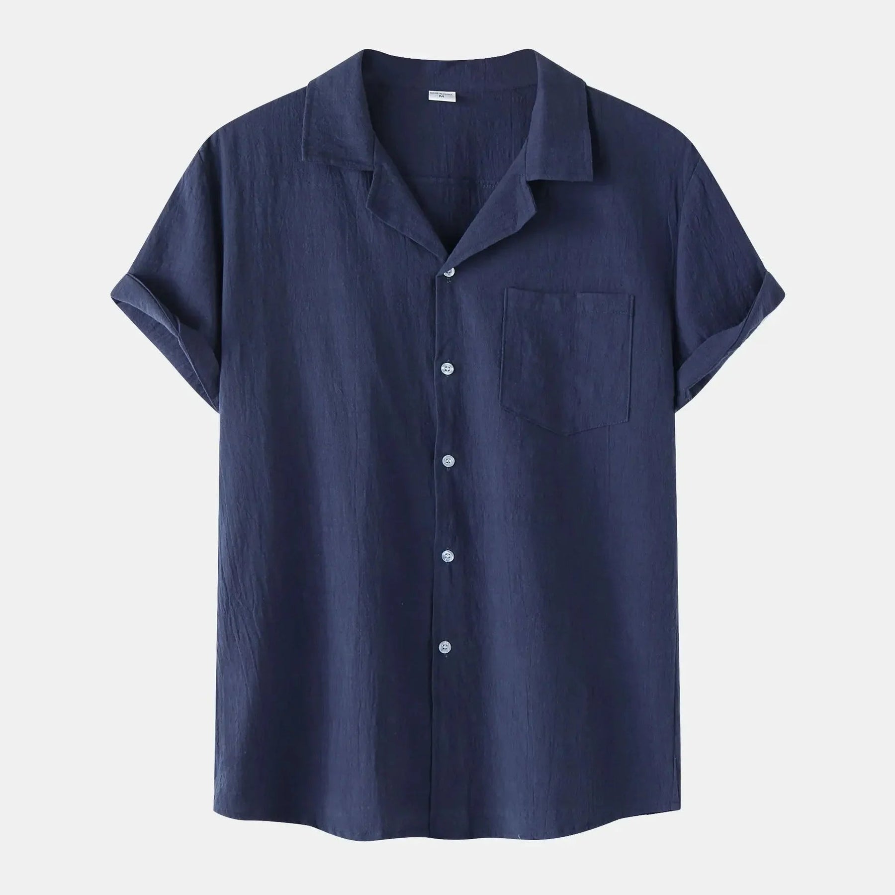 Camisa Masculina em Linho Bonzzano BZ397 com design casual e confortável.