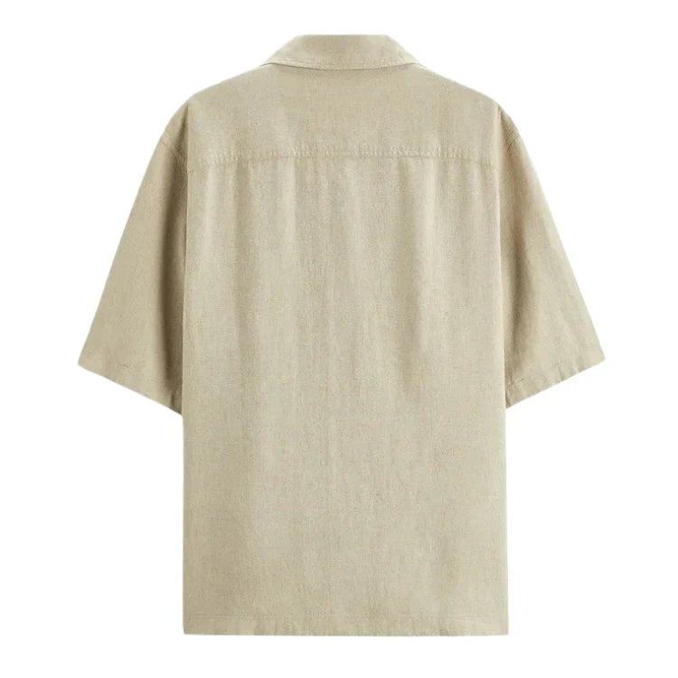 Camisa Masculina em Linho Relaxed Fit Bonzzano BZ360, ideal para climas quentes.