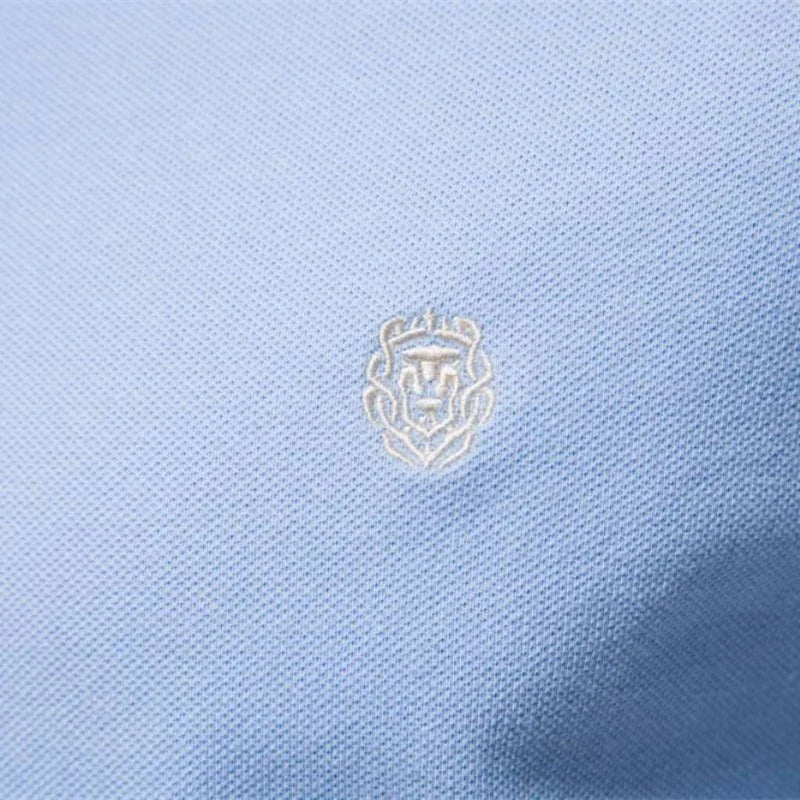 Camisa Polo Masculina Bonzzano BZ201 em algodão com detalhes bordados.