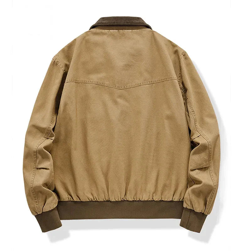 Jaqueta Bomber Vintage Masculina Bonzzano BZ178 em estilo retrô moderno