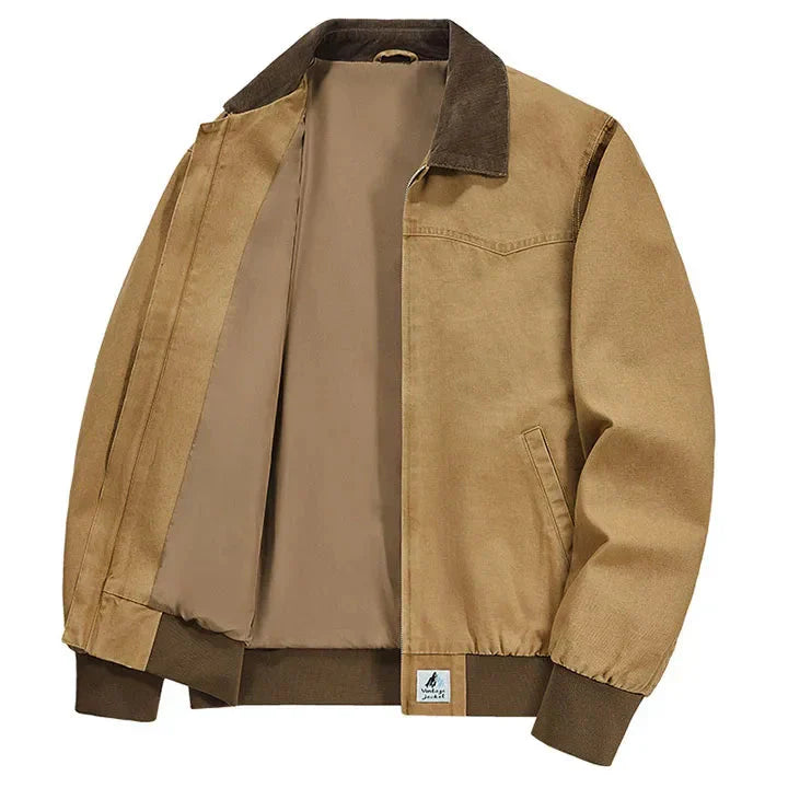 Jaqueta Bomber Vintage Masculina Bonzzano BZ178 em estilo retrô moderno