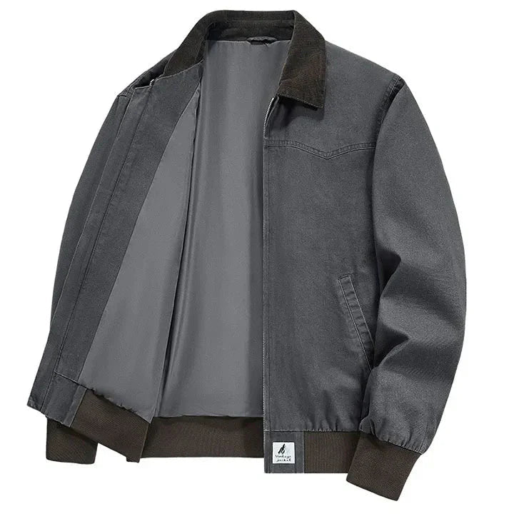 Jaqueta Bomber Vintage Masculina Bonzzano BZ178 em estilo retrô moderno