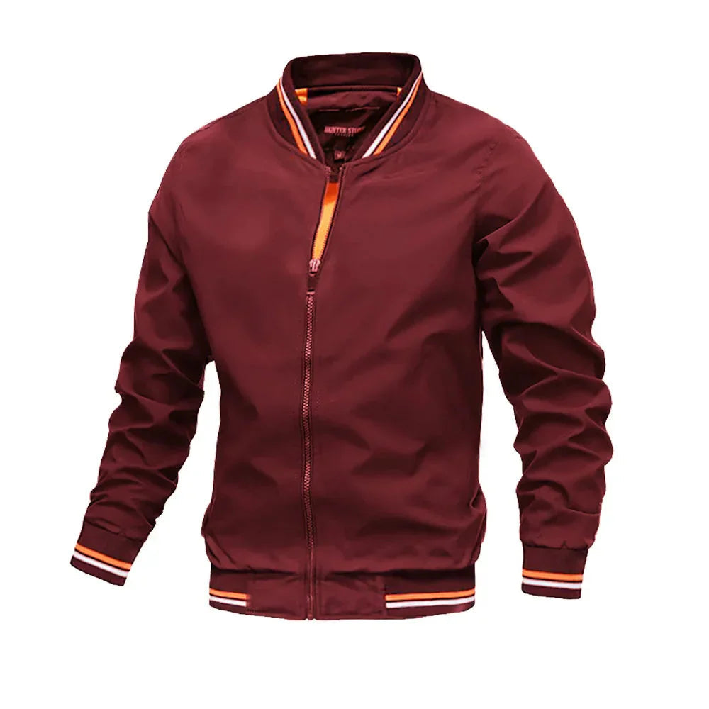 Jaqueta Casual Masculina Bonzzano BZ039 com zíperes, design moderno e corte ajustado.