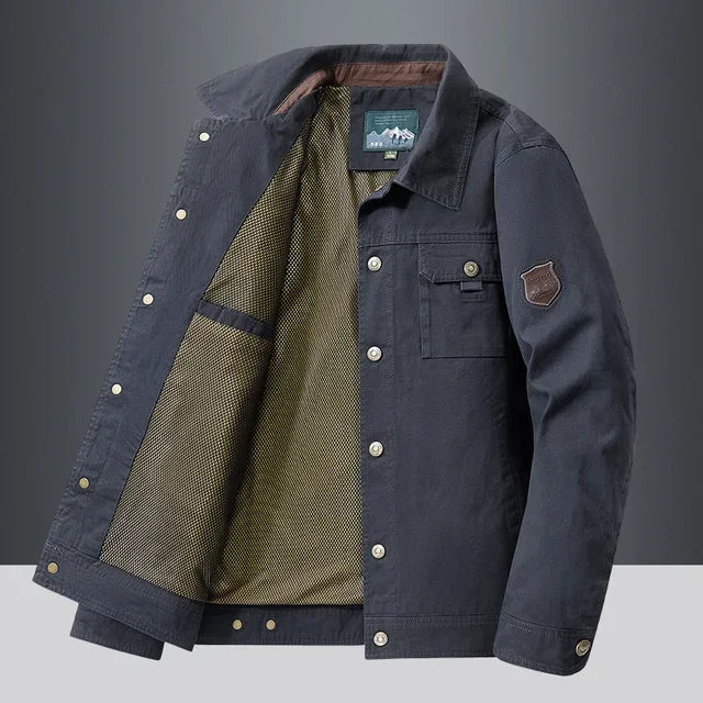 Jaqueta Casual Masculina Bonzzano BZ183 em algodão, estilo e conforto.