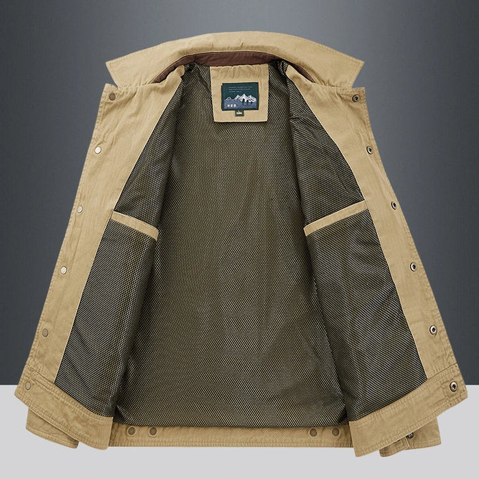 Jaqueta Casual Masculina Bonzzano BZ183 em algodão, estilo e conforto.