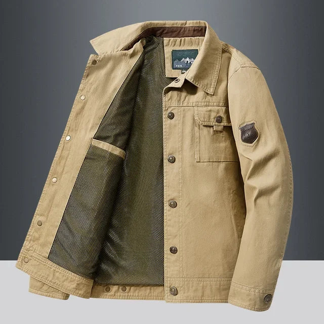 Jaqueta Casual Masculina Bonzzano BZ183 em algodão, estilo e conforto.