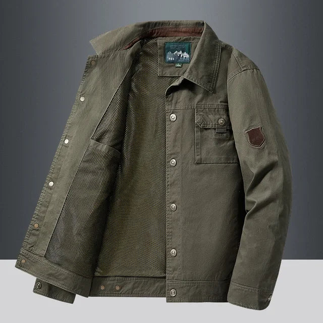 Jaqueta Casual Masculina Bonzzano BZ183 em algodão, estilo e conforto.