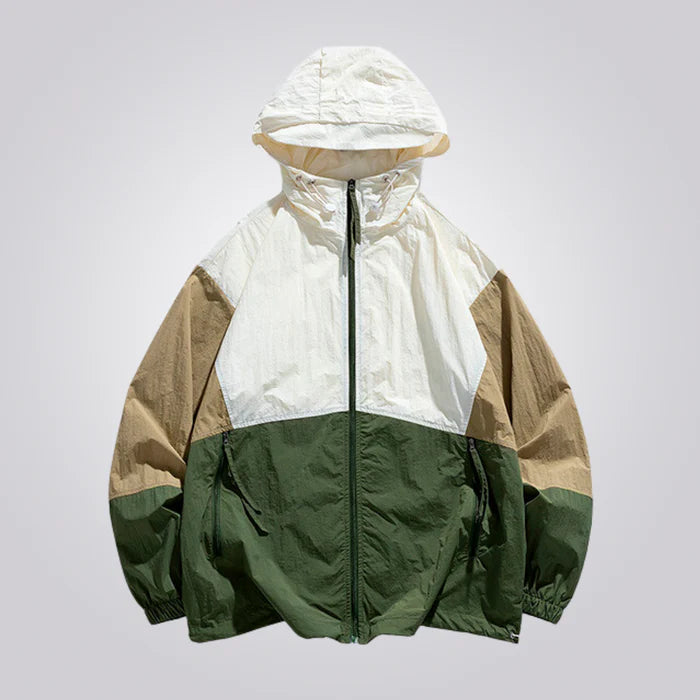 Jaqueta Corta Vento Masculina Bonzzano BZ143 em fundo neutro
