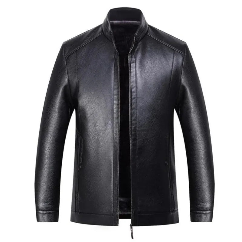 Jaqueta De Couro Masculina Bonzzano BZ114 em couro de alta qualidade.