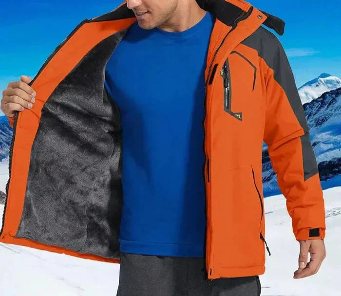 Jaqueta Impermeável Masculina Bonzzano BZ038 em ambiente urbano