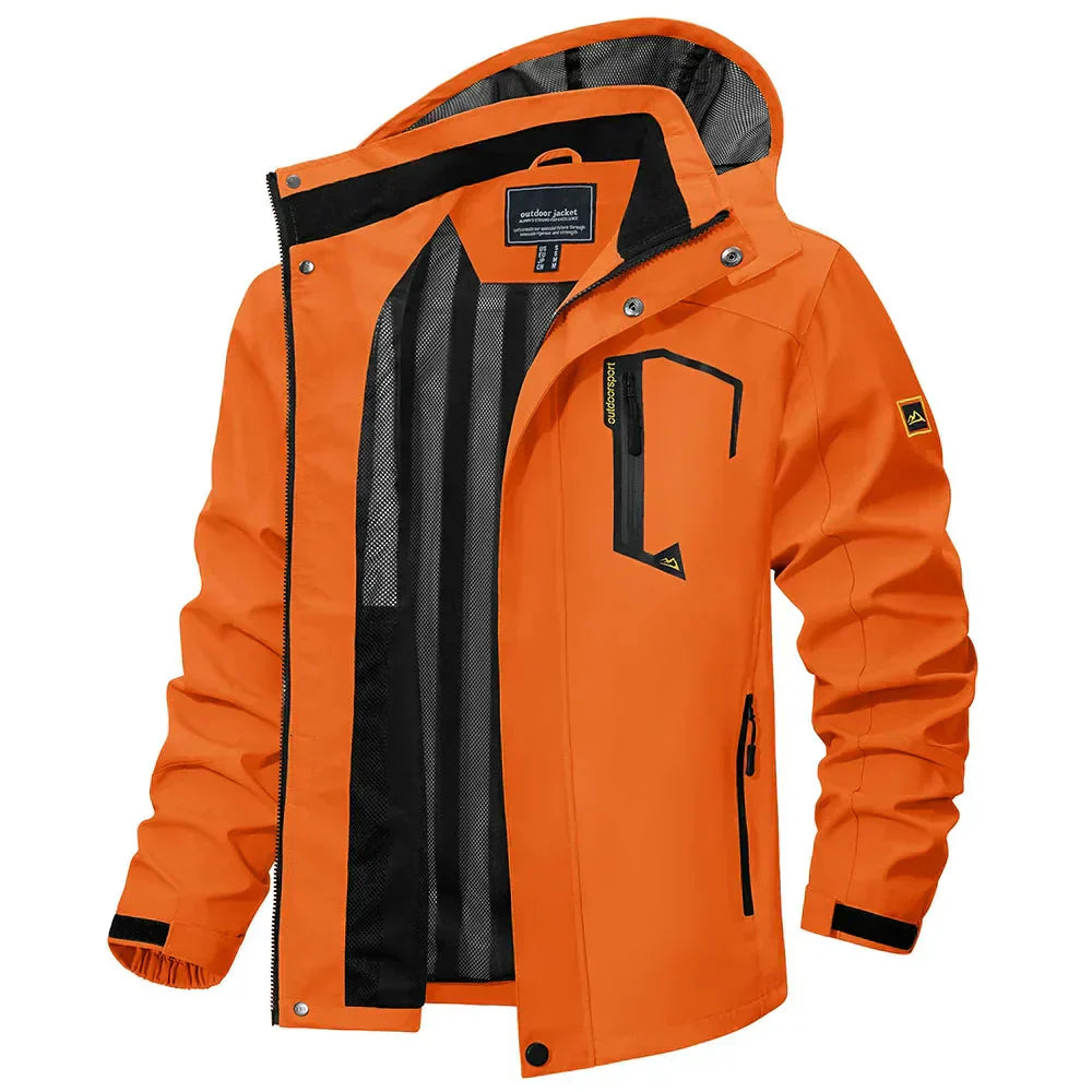 Jaqueta Impermeável Masculina Bonzzano BZ038 em ambiente urbano