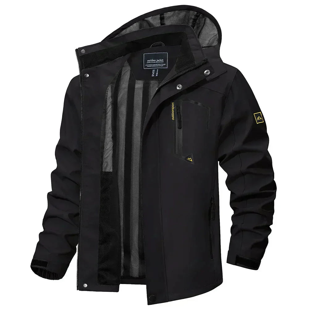Jaqueta Impermeável Masculina Bonzzano BZ038 em ambiente urbano