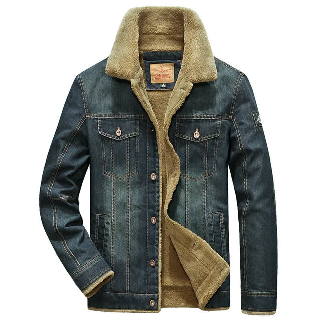 Jaqueta Jeans Masculina Acolchoada Bonzzano BZ136 em jeans premium com forro acolchoado.