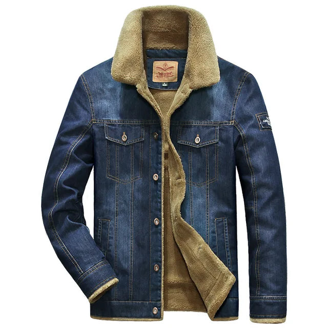 Jaqueta Jeans Masculina Acolchoada Bonzzano BZ136 em jeans premium com forro acolchoado.