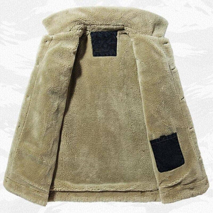 Jaqueta Jeans Masculina Bonzzano BZ137 com forro de lã e colarinho sofisticado.