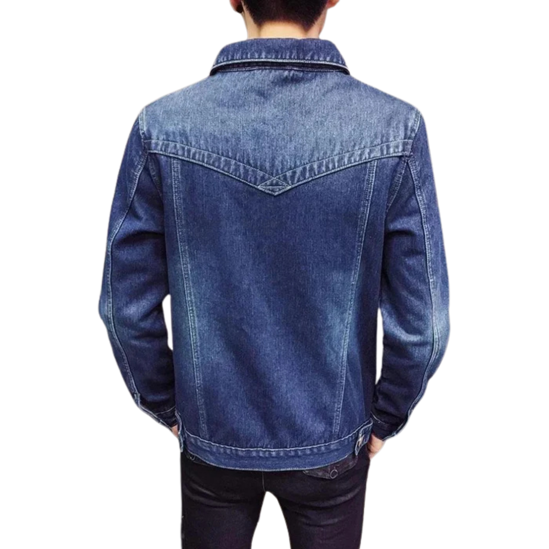 Jaqueta Jeans Masculina Bonzzano BZ133 com design moderno e conforto térmico.