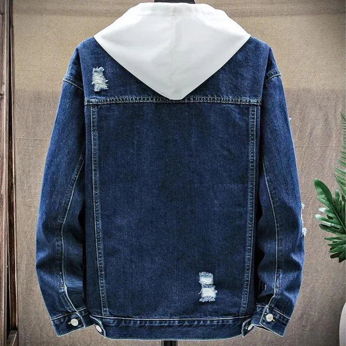 Jaqueta Jeans Masculina Bonzzano BZ138 com design moderno e urbano.